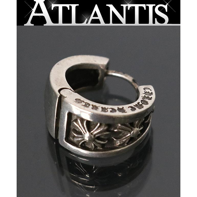 CHROME HEARTS 銀座店 クロムハーツ ナローVバンド ピアス シルバー