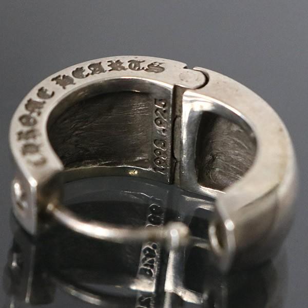 CHROME HEARTS 銀座店 クロムハーツ ナローVバンド ピアス シルバー