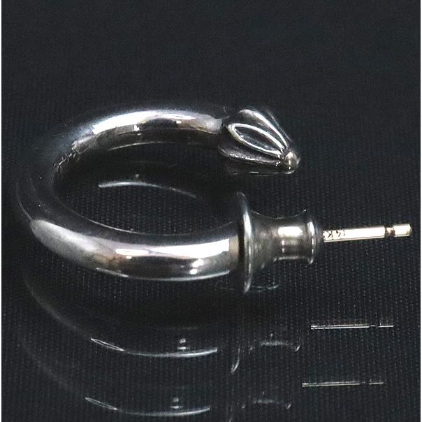 新品！クロムハーツ Chrome Hearts　 フープ ピアス シルバー CHROME HEARTS 銀座店 クロムハーツ プレーン フープ ピアス
