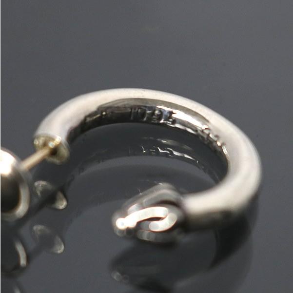 Chrome Hearts シルバー プレーンフープピアス クロムハーツプレーンフープイヤリング(ピアス)|クロムハーツ