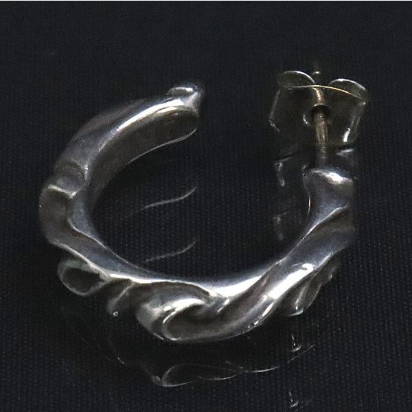 CHROME HEARTS 銀座店 クロムハーツ スクロール フープ ピアス メンズ