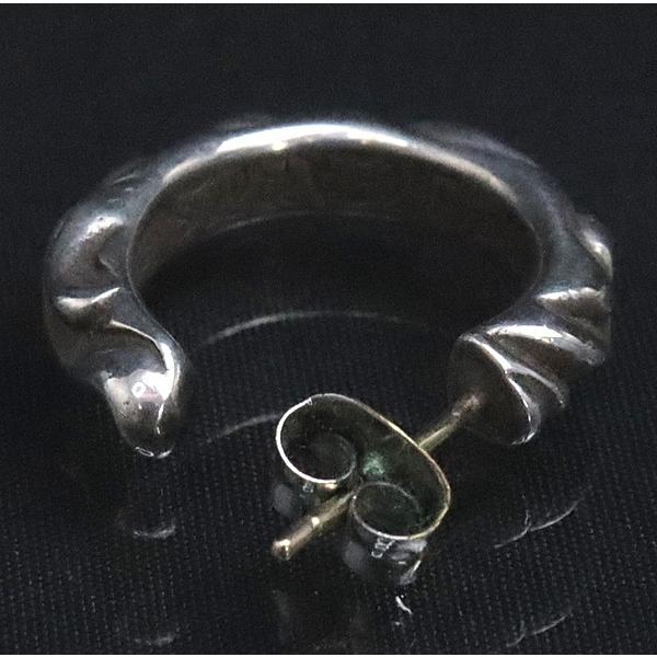 CHROME HEARTS 銀座店 クロムハーツ スクロール フープ ピアス メンズ