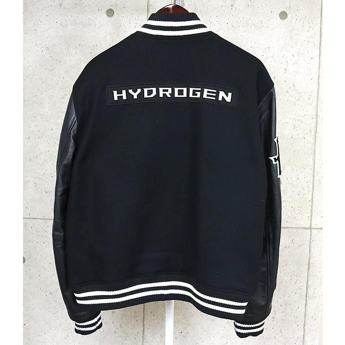 ハイドロゲン　スタジャンXL HYDROGEN 銀座店 ハイドロゲン レザー切替 ワッペン付き スタジャン