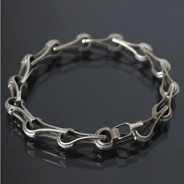 Chrome Hearts ？スターリングシルバー チェーンブレスレット CHROME HEARTS（クロムハーツ） STAR LINK スターリンク ブレスレット