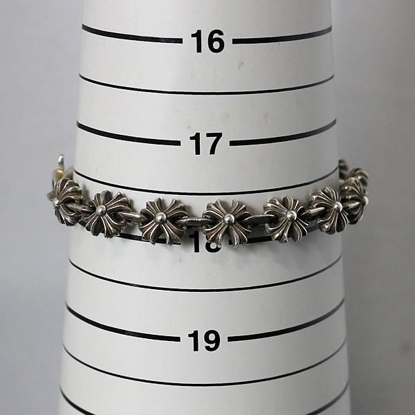 CHROME HEARTS シルバー6LinkBSフレアリンクブレスレット クロムハーツマルチリンク ブレスレット6リンクBSフレアボタン