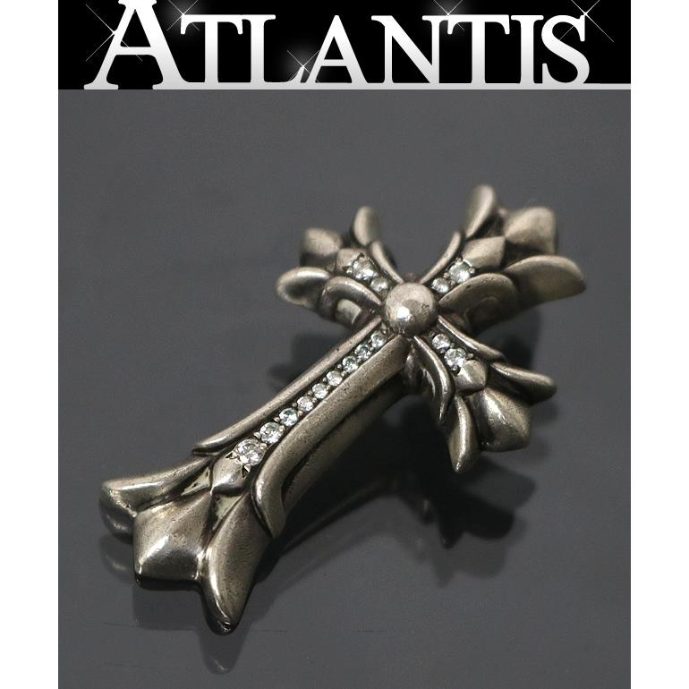 CHROME HEARTS 銀座店 クロムハーツ スモール ダブル CHクロス パヴェ