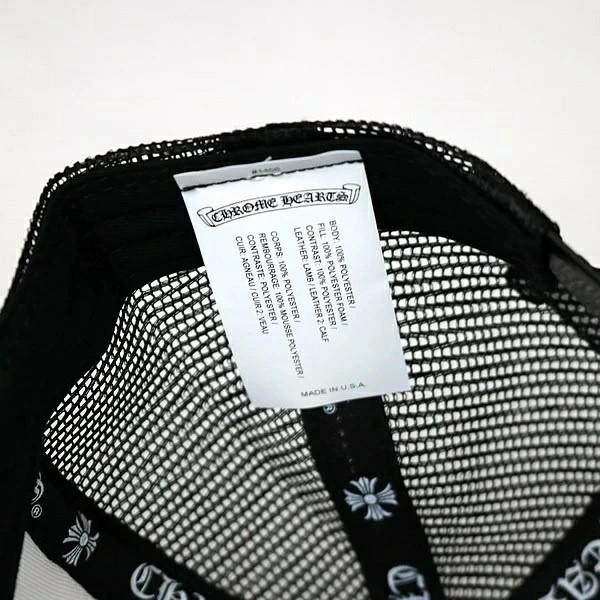 CHROME HEARTS 銀座店 クロムハーツ 新品 SALE オンライン限定 クロスパッチ トラッカーキャップ メンズ SV925 黒/マルチカラー 100697の画像