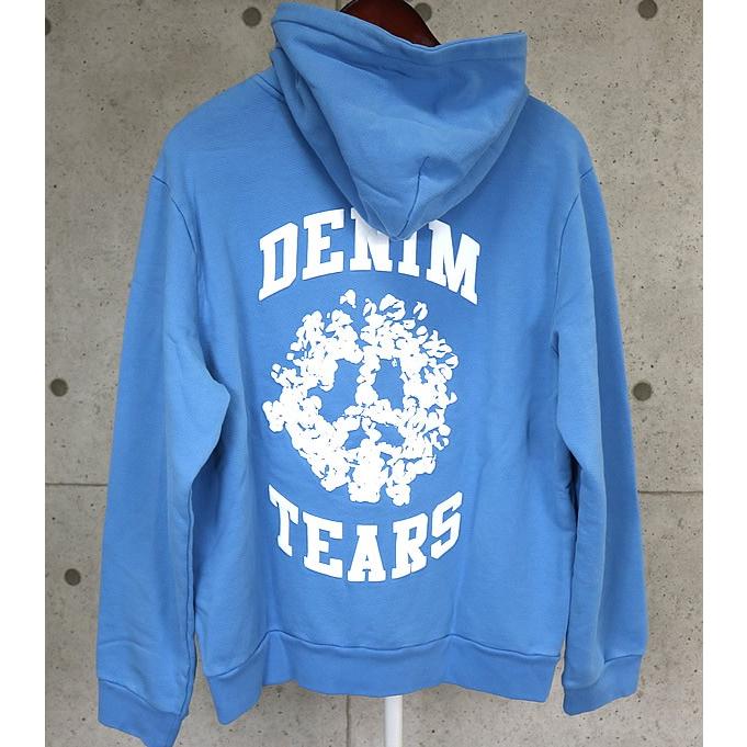 Denim Tears（デニムティアーズ）ジップパーカー 正規品 大きいサイズ メンズ Denim Tears デニムティアーズ フルジップ