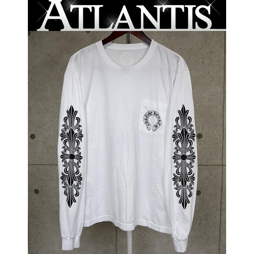 CHROME HEARTS 銀座店 クロムハーツ ホースシュー 袖フローラルクロス