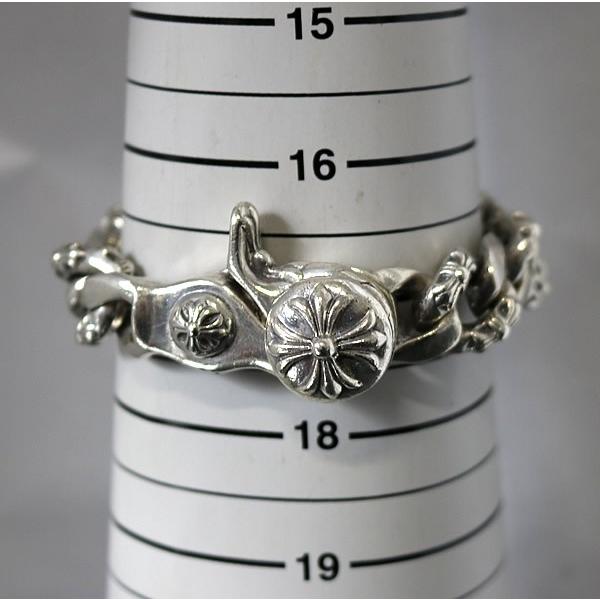 クロムハーツファンシーリンククリップ シルバーブレスレット　メンズ13LINK CHROME HEARTS 新宿店 クロムハーツ ファンシーリンク クリップ ブレス