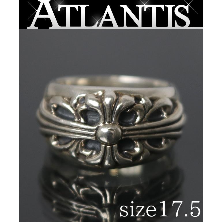 クロムハーツ　Chrome hearts　リング　指輪 CHROME HEARTS（クロムハーツ） CRS HRT RING フローラルクロス ハート