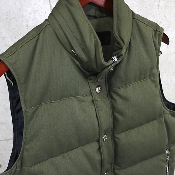 Chrome Hearts ダウンベスト　カーキ　Lサイズ CHROME HEARTS 銀座店 クロムハーツ STIFF ダウンベスト クロスボタン