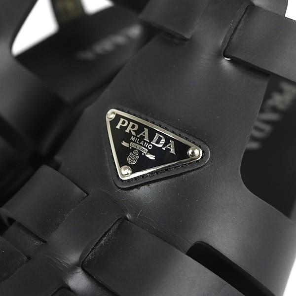 PRADA 銀座店 プラダ モノリス ラバー グルカ ストラップ サンダル