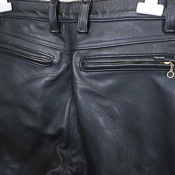 SUPREME 銀座店 シュプリーム 17AW×Vanson Leather Bones Pant ボーン