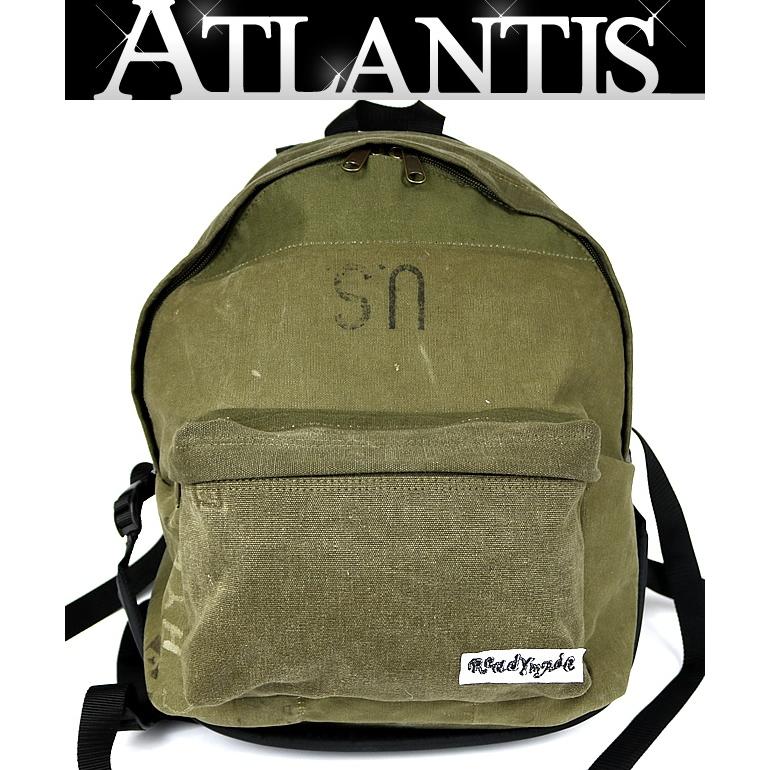 READYMADE 銀座店 レディメイド 未使用 SALE バックパック ヴィンテージ アーミー メンズ カーキ 101080 | 