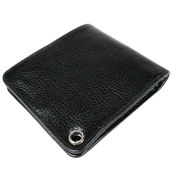 クロムハーツ 財布 ワンスナップ レザー 折り財布 銀座店購入 正規品 CHROME HEARTS 銀座店 クロムハーツ 新品 1スナップ ウォレット 二