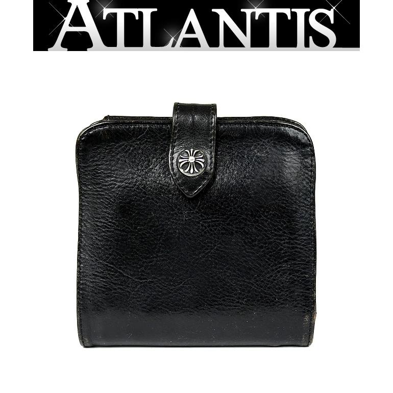 Chrome Hearts / クロムハーツ ： スクエアボタンビル ウォレット 廃盤】 CHROME HEARTS クロムハーツ スクエアボタン ビルウォレット