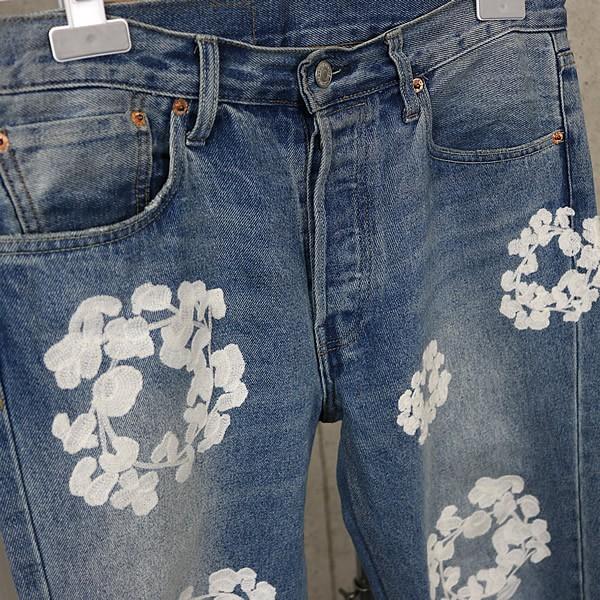 Denim Tears 銀座店 デニムティアーズ リーバイス 501 刺繍 フラワー