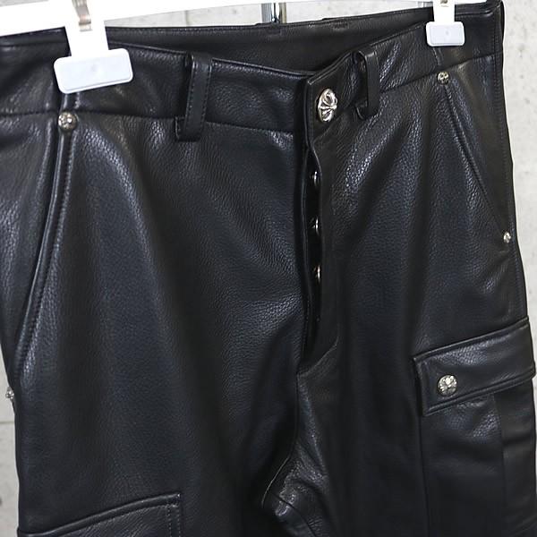 CHROME HEARTS 新宿店 クロムハーツ 新品 DEVIL DOG レザーカーゴ
