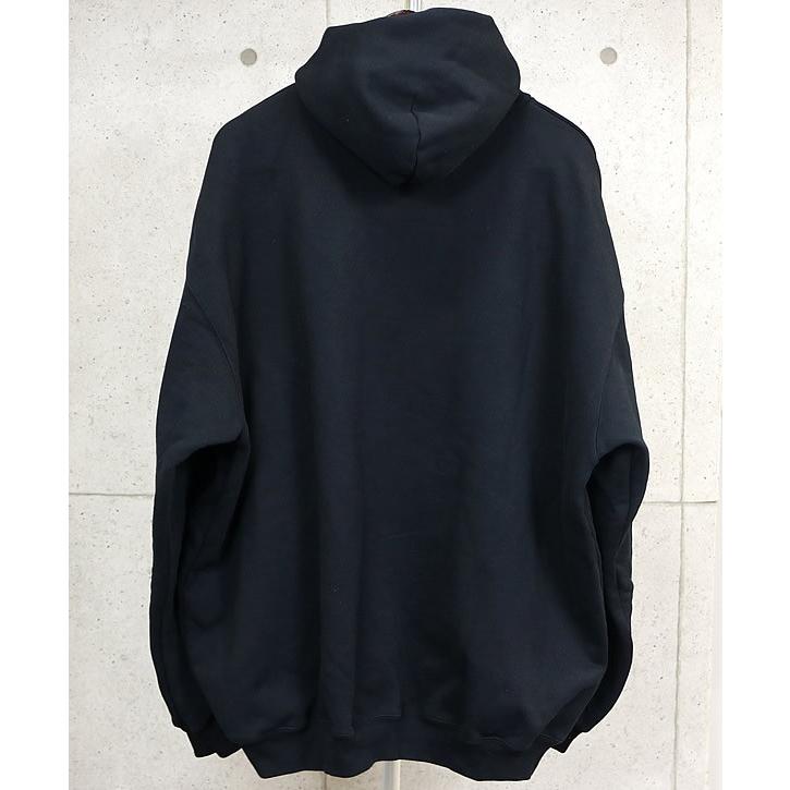 balenciaga ブラック オーバーサイズ パーカーL BALENCIAGA 銀座店 バレンシアガ 20AW オーバーサイズ REAL パーカー