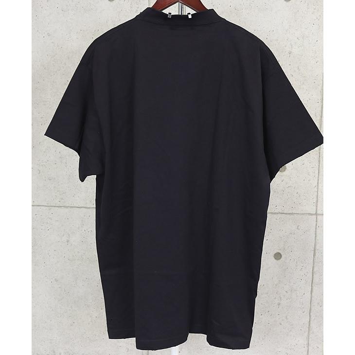 BALENCIAGA 銀座店 バレンシアガ ピアス Tシャツ 半袖 メンズ size:L
