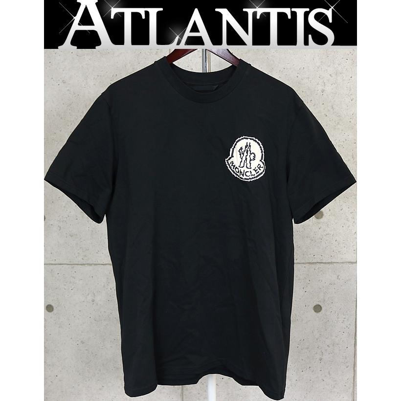 MONCLER 銀座店 モンクレール ピクセルロゴ Tシャツ 半袖 メンズ size