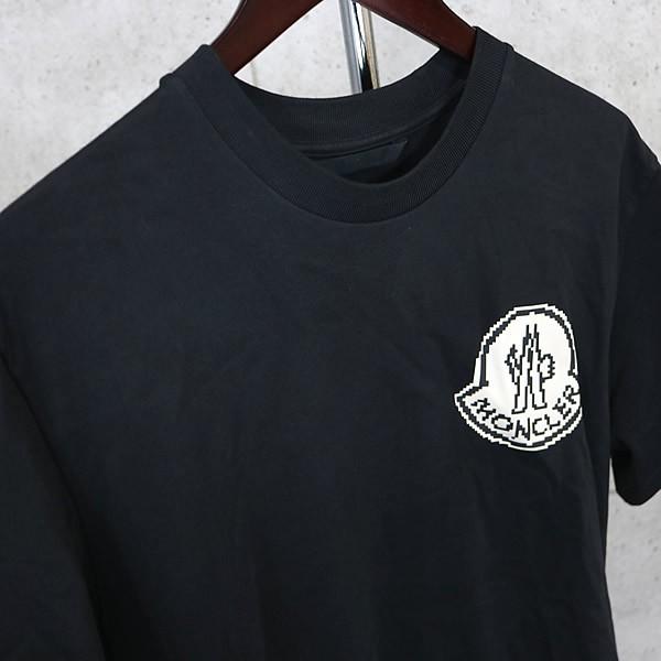 MONCLER 銀座店 モンクレール ピクセルロゴ Tシャツ 半袖 メンズ size