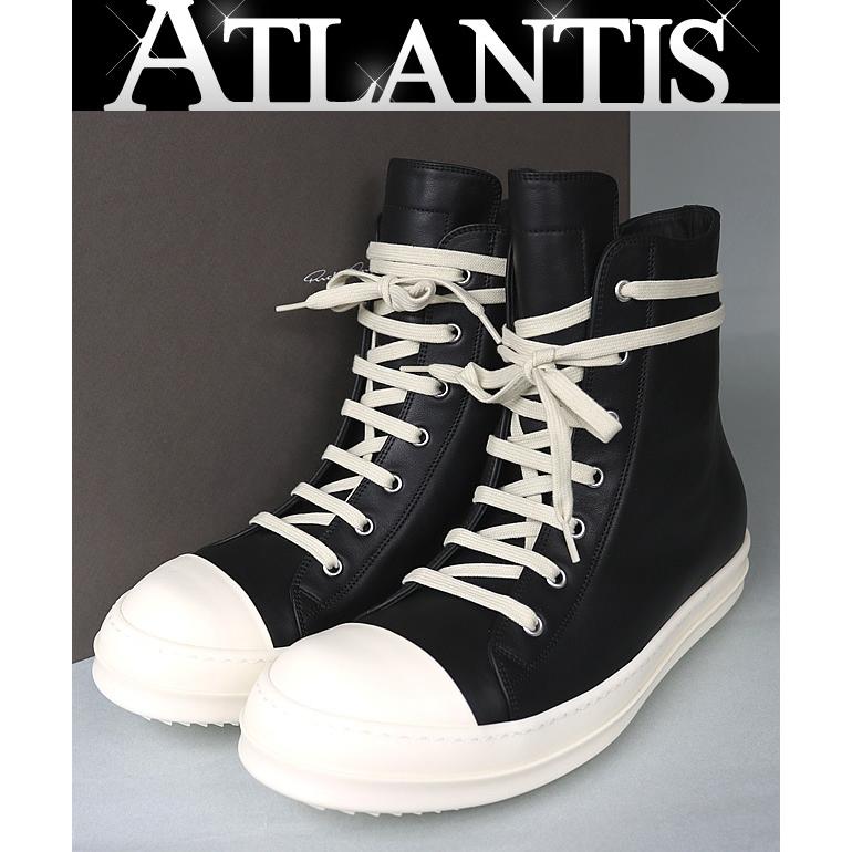 RICK OWENS 銀座店 リックオウエンス 新品 RAMONES ラモーンズ ハイカット スニーカーメンズ size:43 黒系 ...