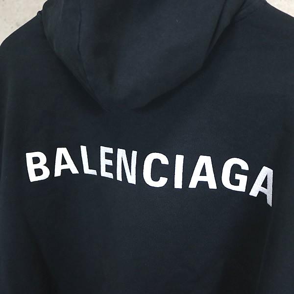 BALENCIAGA 銀座店 バレンシアガ 新品 Polo Hoodie パーカー ロゴ刺繍
