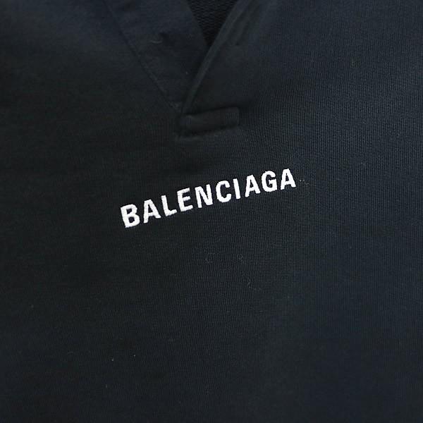 BALENCIAGA 銀座店 バレンシアガ 新品 Polo Hoodie パーカー ロゴ刺繍