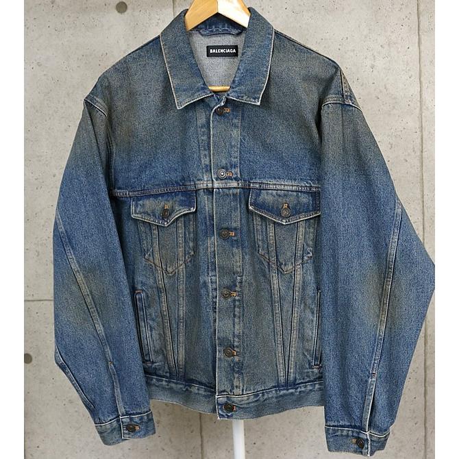 BALENCIAGA 銀座店 バレンシアガ ロゴ デニム ジャケット メンズ size 