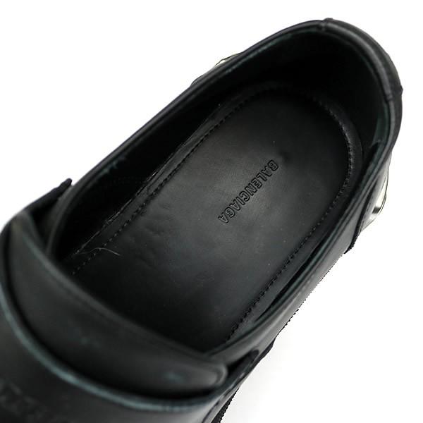 BALENCIAGA 銀座店 バレンシアガ ロゴプレート トラクター ローファー