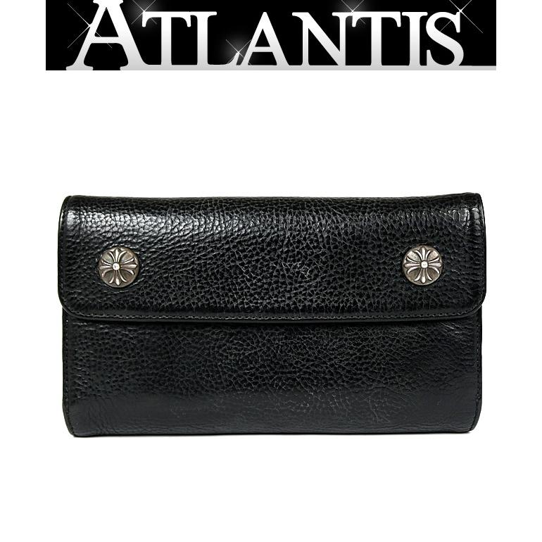 CHROME HEARTS 銀座店 クロムハーツ ウェーブ ウォレット クロスボタン