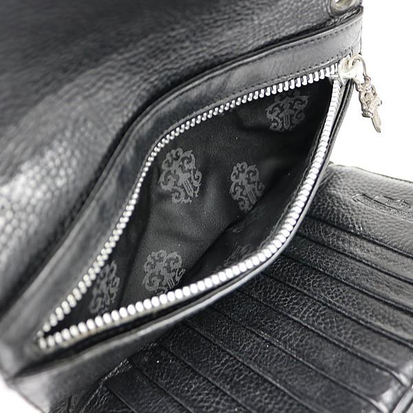 CHROME HEARTS 銀座店 クロムハーツ ウェーブ ウォレット クロスボタン