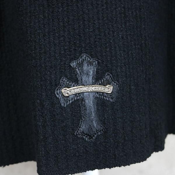 CHROME HEARTS 銀座店 クロムハーツ 新品 ハラコクロスパッチ パーカー