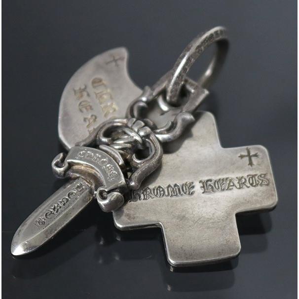 CHROME HEARTS 銀座店 Oリング スリートリンケッツ ペンダント メンズ