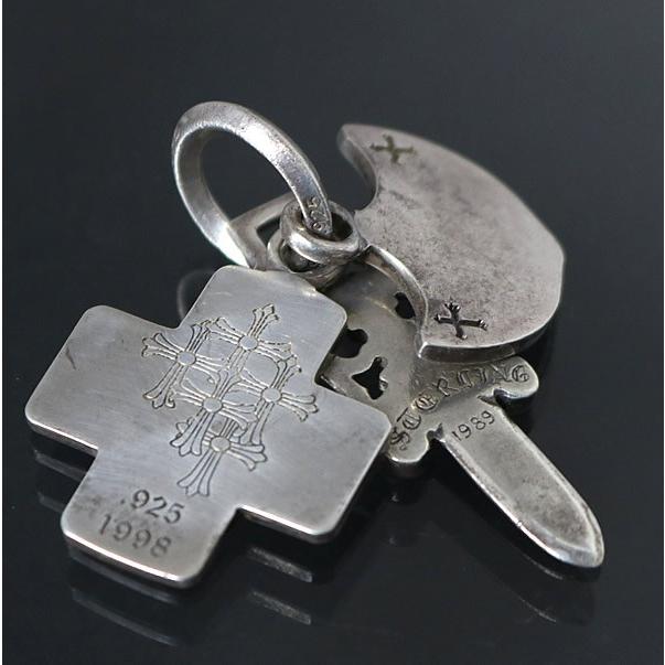 CHROME HEARTS 銀座店 Oリング スリートリンケッツ ペンダント メンズ
