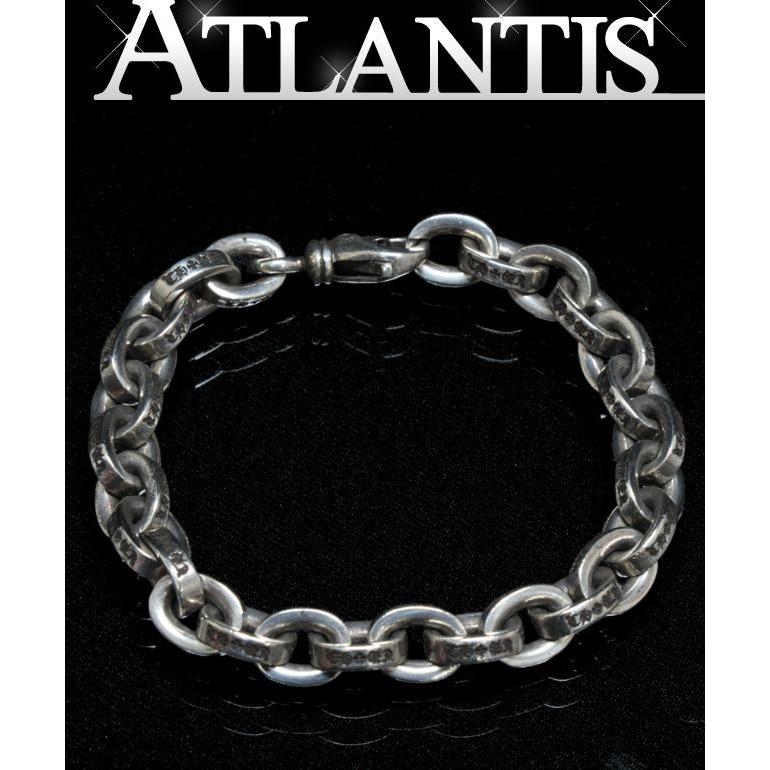 クロムハーツ　ブレスレット　ラージペーパーチェーン　シルバー　7inch 中古 CHROME HEARTS CHROME HEARTS 銀座店 クロムハーツ ラージ ペーパーチェーン ブレス 7