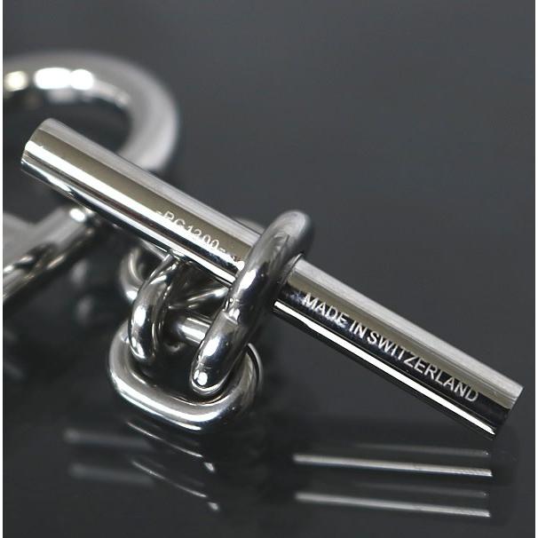 HERMES 銀座店 エルメス 美品 シェーヌダンクル キーリング ユニセックス シルバー 101636 |  | 01