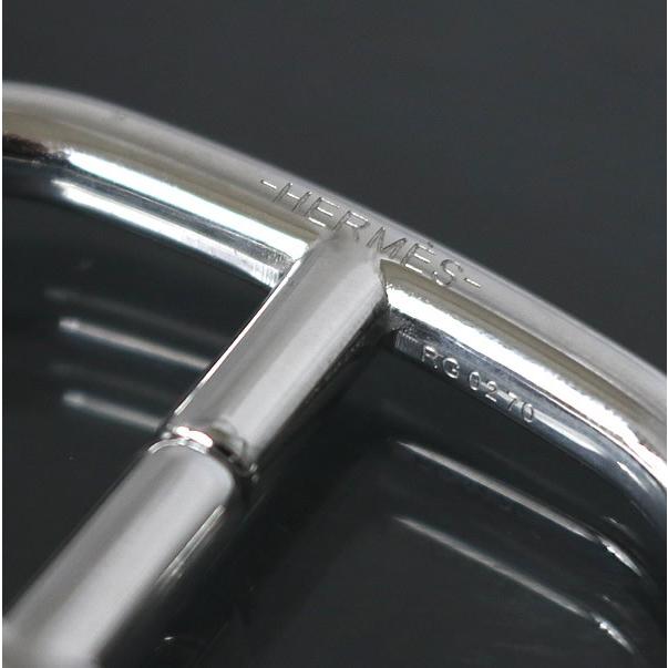 HERMES 銀座店 エルメス 美品 シェーヌダンクル キーリング ユニセックス シルバー 101636 |  | 02