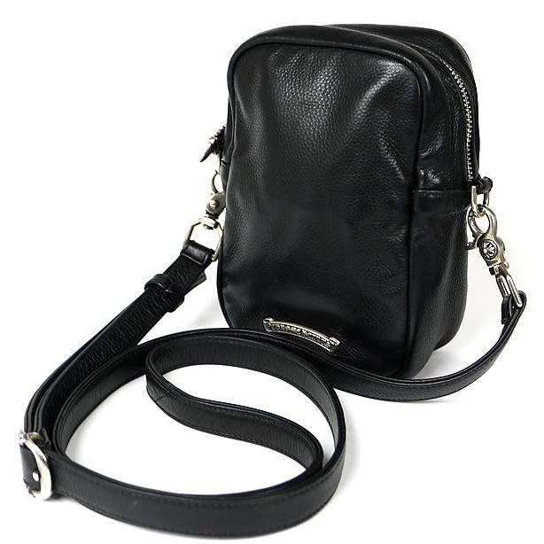 クロムハーツ CHROME HEARTS 黒いレザーショルダーバッグ CHROME HEARTS 銀座店 クロムハーツ TAKA MINI タカミニ ショルダー