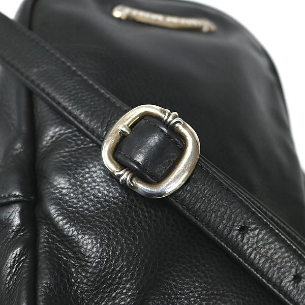 CHROME HEARTS クロムハーツ バックセメタリーパッチハーフジップレザーワンピース ブラック CHROME HEARTS クロムハーツ レザー ポシェット ショルダーバッグ