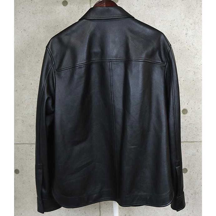 LOEWE 銀座店 ロエベ ナパラム レザー ジップ ジャケット メンズ size
