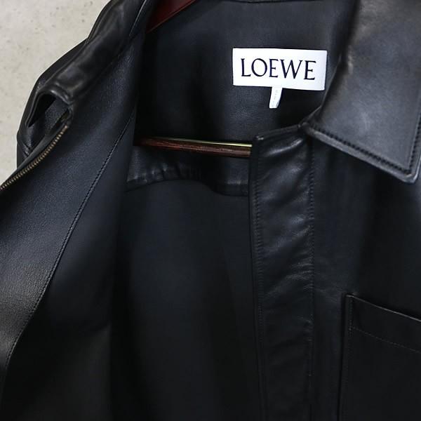 LOEWE 銀座店 ロエベ ナパラム レザー ジップ ジャケット メンズ size