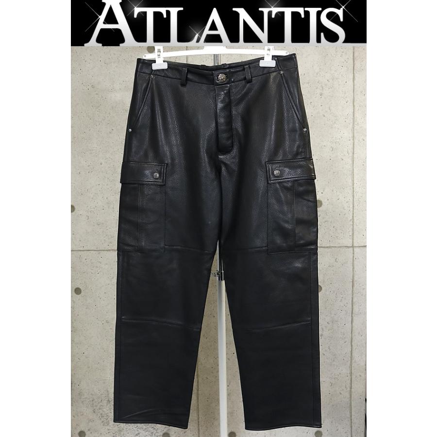CHROME HEARTS 銀座店 クロムハーツ DEVIL DOG レザーカーゴパンツ