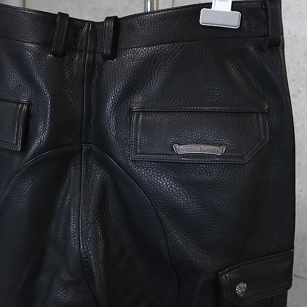 CHROME HEARTS 銀座店 クロムハーツ DEVIL DOG レザーカーゴパンツ