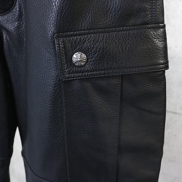CHROME HEARTS 銀座店 クロムハーツ DEVIL DOG レザーカーゴパンツ