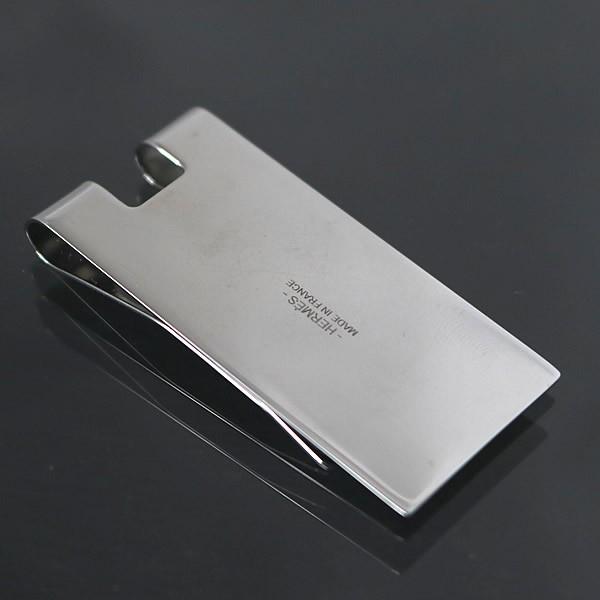 HERMES 銀座店 エルメス Ｈロゴ マネークリップ シルバー ステンレススティール メンズ 101679 |  | 01