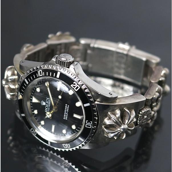 CHROME HEARTS 新宿店 クロムハーツ マルチＨリンク  ウォッチバンド ロレックス サブマリーナ 5513 86年製 95番台 シルバー 30636 |  | 01