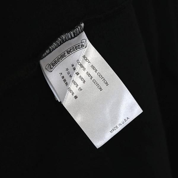 CHROME HEARTS 銀座店 クロムハーツ オールドイングリッシュ ネックロゴ ロンT 長袖 メンズ size:M 黒 102576 Chrome Hearts - CHROME HEARTS 銀座店 クロムハーツ オールド